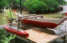 Chuuk canoe